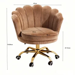 Russle Rib Schelp Bureaustoel Clearance