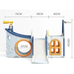Russle Speeltoestel Boot met Glijbaan Outlet