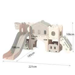 Russle Speeltoestel Kasteel XL met Glijbaan Hot
