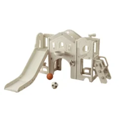 Russle Speeltoestel Toren Luxe Nature met glijbaan en loopbrug