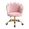 Russle Velvet Schelp Bureaustoel New