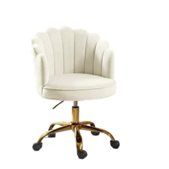 Russle Velvet Schelp Bureaustoel Discount