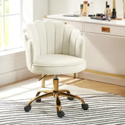 Russle Velvet Schelp Bureaustoel Discount
