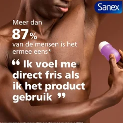 Sanex Derma Care+ Invisible 72h Antitranspirant Deodorant Roller Hot