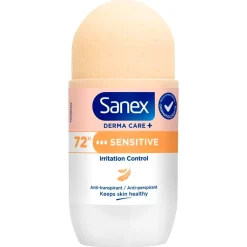Sanex Derma Care+ Sensitive 72h Antitranspirant Deodorant Roller Clearance