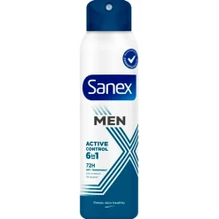 Sanex Men Active Control 72H 6-in-1 Antitranspirant Spray Hot