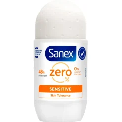 Sanex Zero% Sensitive 48H Deodorant Roller Hot