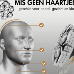 Sansbeauté Hoofdscheerapparaat + Extra Scheerkop - Skull Shaver - Pro Magnetic Outlet