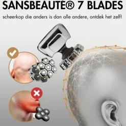 Sansbeauté Hoofdscheerapparaat Pro Magnetic New