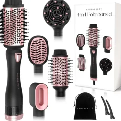 Sansbeauté ® 4-in-1 Fohnborstel - Haarborstel - Krulborstel New