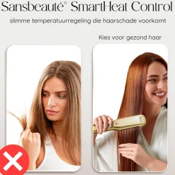 Sansbeauté Professionele Stijltang - Hair Straightener - Stijltangen - 80℃ t/m 230℃ Sale