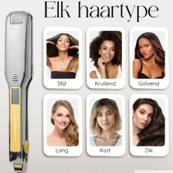 Sansbeauté Professionele Stijltang - Hair Straightener - Stijltangen - 80℃ t/m 230℃ Discount