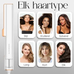 Sansbeauté ® Sanstraight Wet-to-Dry Stijltang - Alternatief Stoomstijltang - Straightener Best
