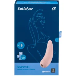 Satisfyer Curvy 2+ Air Pulse Stimulator + Vibration Vibrator