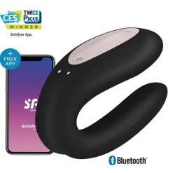 Satisfyer Double Joy Partner Vibrator Hot