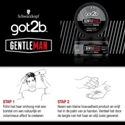 Got2B Schwarzkopf Gentleman Molding Paste Hot