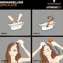 Schwarzkopf Color Schwarzkopf R1 Licht- Tot Middenbruin Haarverf Uitgroeiset Outlet