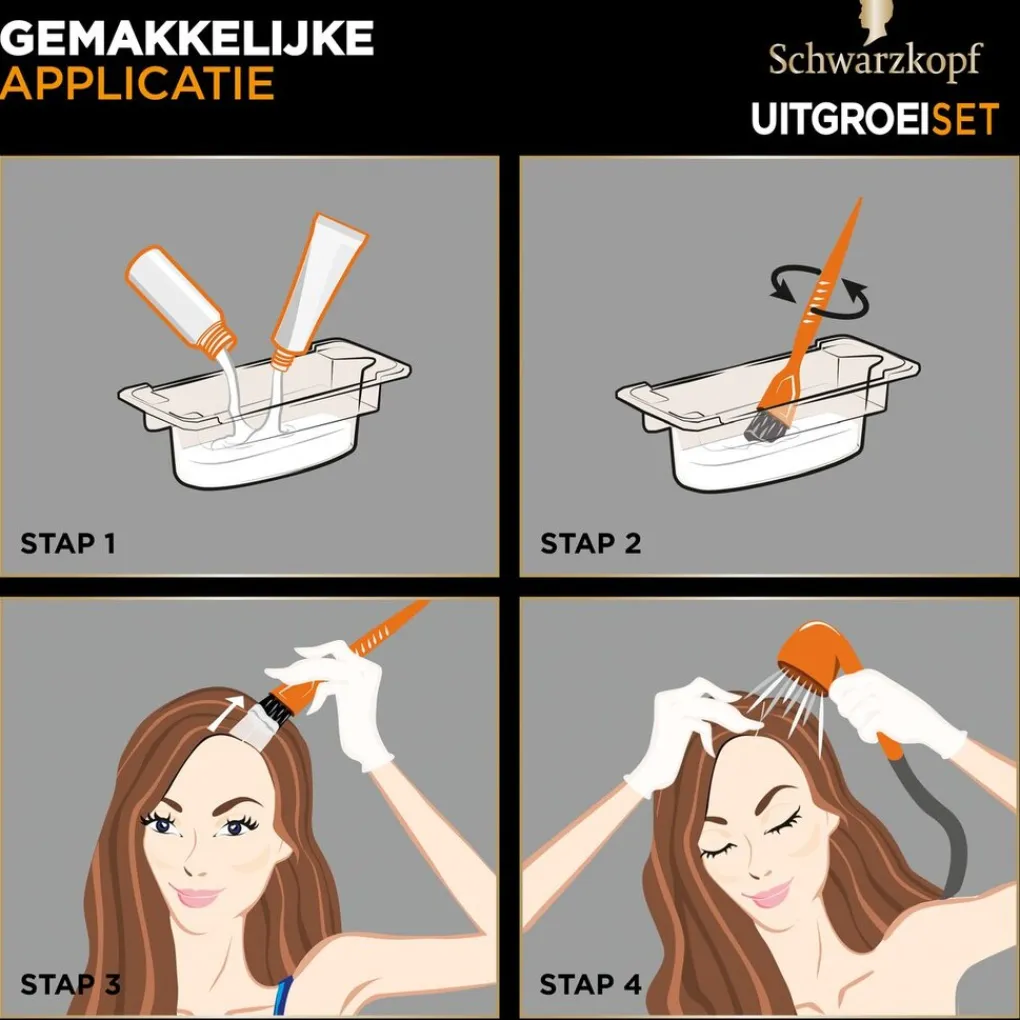 Schwarzkopf Color Schwarzkopf Vital R4 Donkerbruin Haarverf Uitgroeiset Best