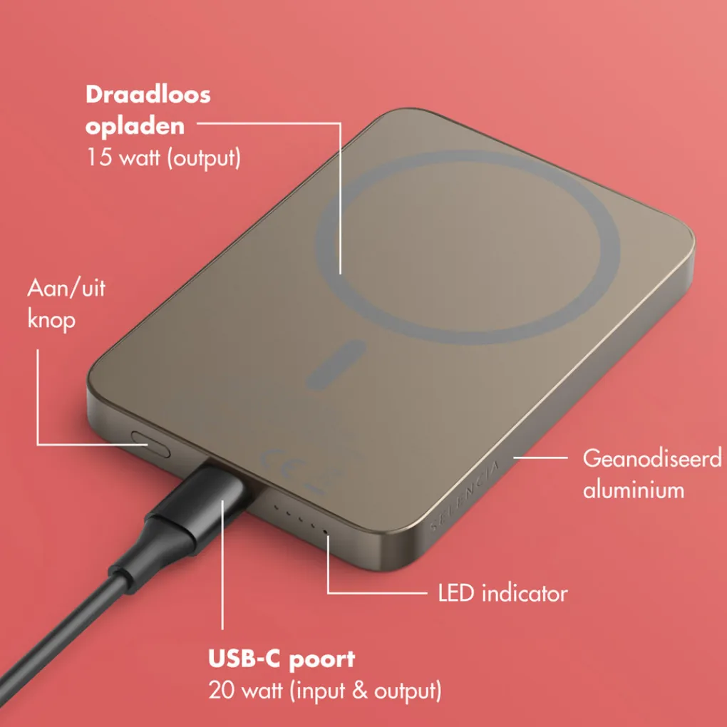 Selencia Magsafe Powerbank 5000 mAh Online