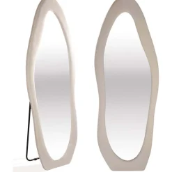 SensaHome Gestoffeerde Staande Spiegel Shaped Best