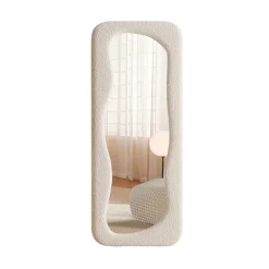 SensaHome Gestoffeerde Staande Spiegel Curvy New