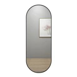 SensaHome Oval Wandspiegel met Metalen Rand Minimalistisch Design Online