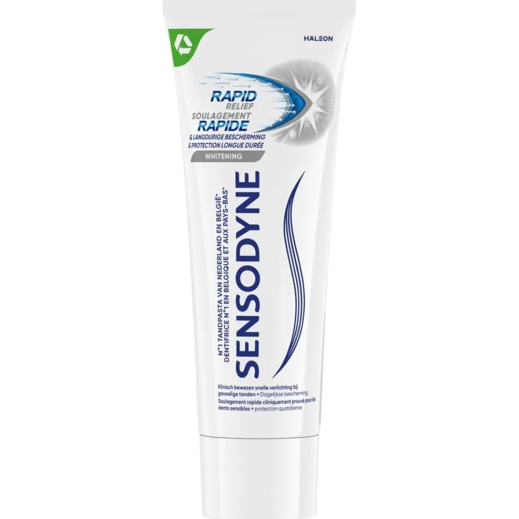 Sensodyne Rapid Relief Whitening Tandpasta Sale