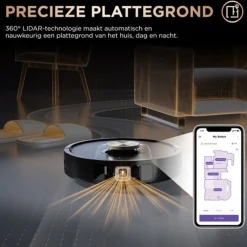 Shark 2-in-1 Robotstofzuiger met Dweilfunctie en Leeg/Laadstation RV2800ZEEU Discount