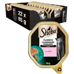 Sheba Classics Terrine-Paté met Zalm Kattenvoer