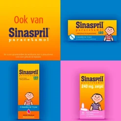 Sinaspril Paracetamol 120mg Zetpillen Online