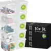 SmartStore Set van 10 Stevige Opbergbox Classic 3L Discount