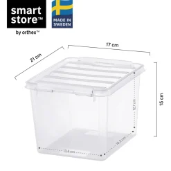 SmartStore Set van 10 Stevige Opbergbox Classic 3L Discount