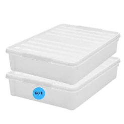 SmartStore Set van 2 Stevige Opbergbox Bedroller 60L Outlet