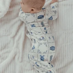 Snoozebaby Delfts Blue Newborn Slaapzak 0-3 mnd Sale