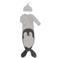 Snoozebaby Grey Melange Newborn Slaapzak 3-6 mnd Discount