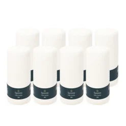 Spaas Geurloze Stompkaars Wit 60/150mm 45u 2 x 4 Stuks Best