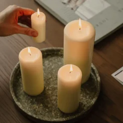 Spaas Geurloze Stompkaars Wit 60/150mm 45u 2 x 4 Stuks Best