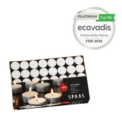 Spaas Theelichten Wit 8u Ø3,9cm 2 x 120 Stuks Grootverpakking Sale