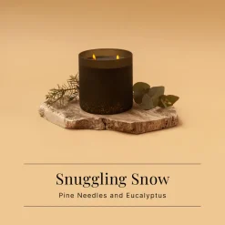 Spaas WinterGlow Geurkaarsen Snuggling Snow Dennennaalden & Eucalyptus Kaarsenset Discount