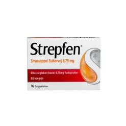 Strepfen Sinaasappel Suikervrij Zuigtabletten