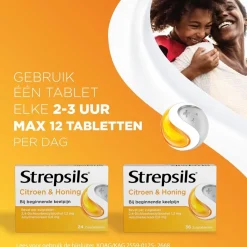Strepsils Citroen & Honing Zuigtabletten New