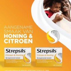 Strepsils Citroen & Honing Zuigtabletten New