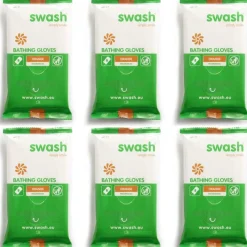 Swash Washandjes Geparfumeerd Oranje 5 Stuks