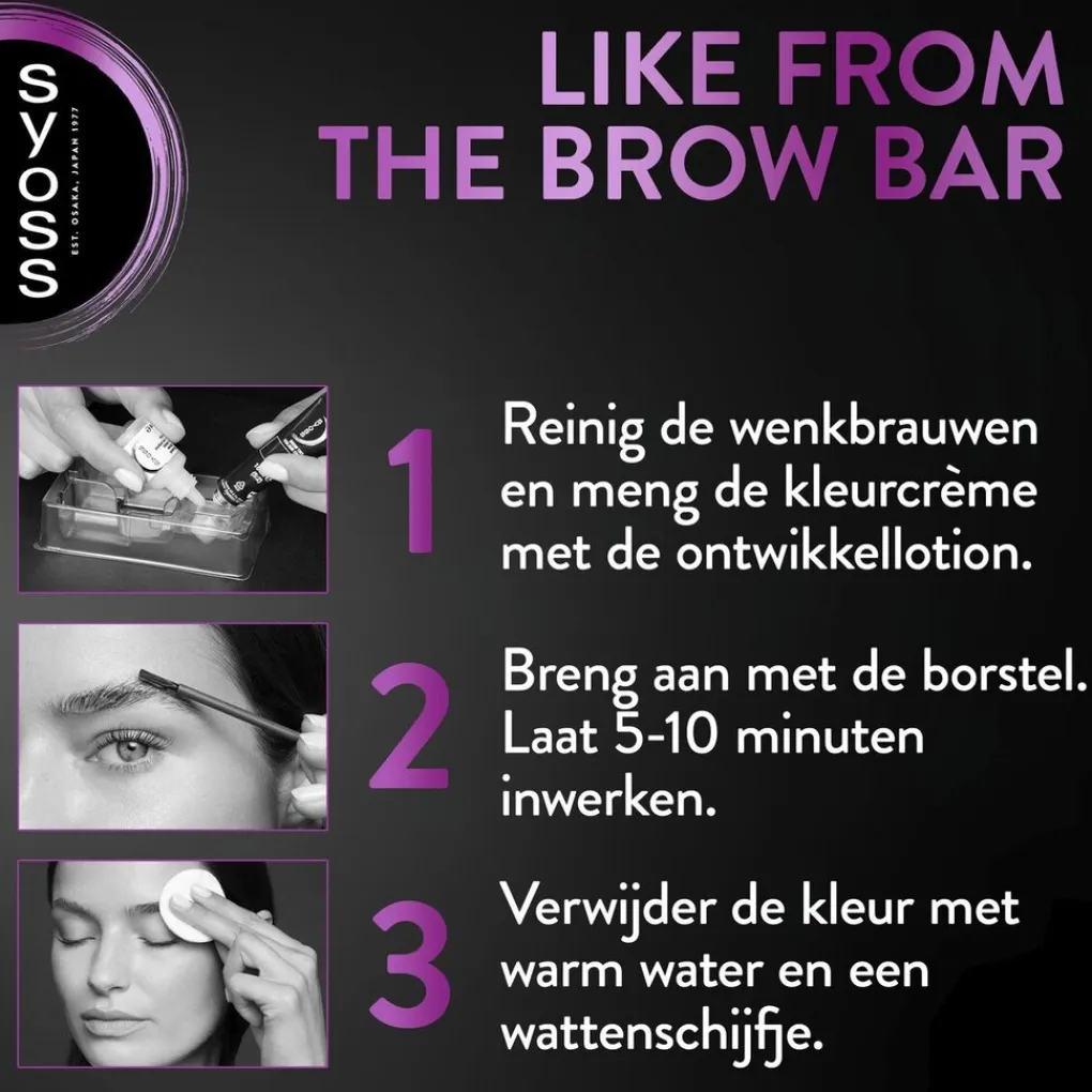 Syoss Brow Tint Lichtbruin Permanente Wenkbrauwverf Discount