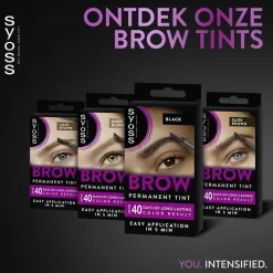 Syoss Browtint Zwart Permantente Wenkbrauwverf New