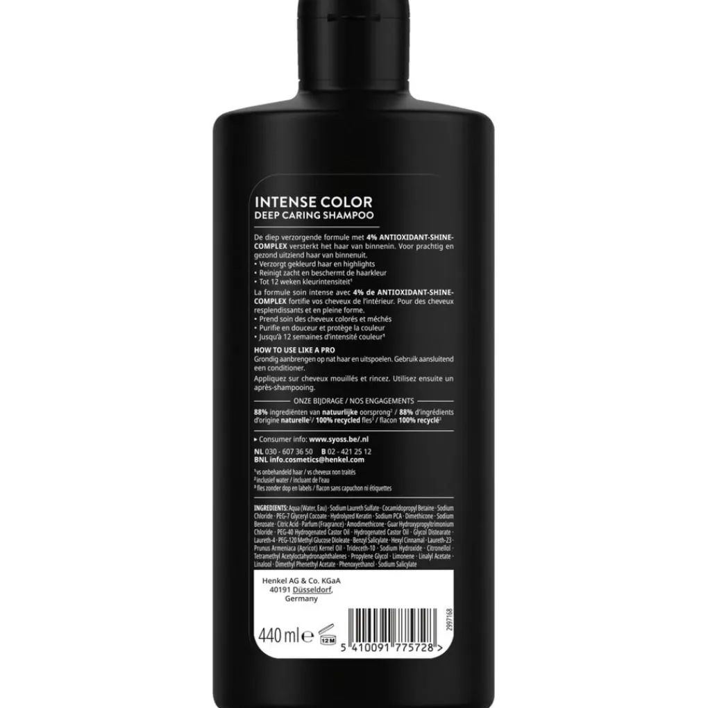 Syoss Intense Color Deep Caring Shampoo Outlet