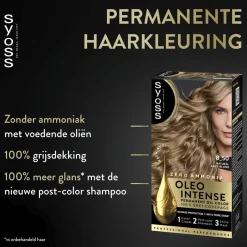 Syoss Oleo Intense 8-50 Natuurlijk Asblond Haarkleuring Clearance