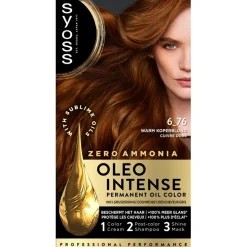 Syoss Oleo Intense 6-76 Warm Koperblond Haarkleuring Best