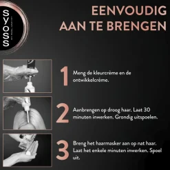 Syoss Professional Performance 3-1 Donkerbruin Permanente Haarkleuring Sale