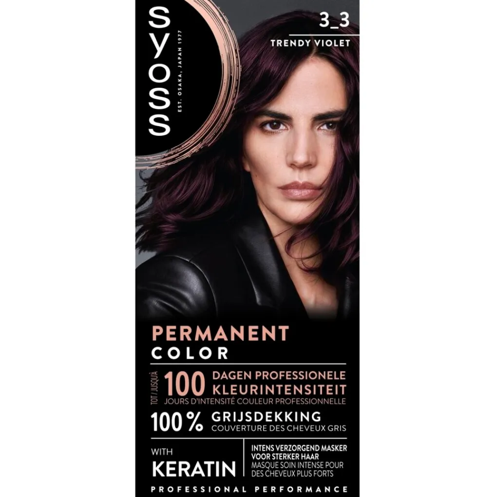 Syoss Professional Performance 3-3 Trendy Violet Permanente Haarkleuring Best